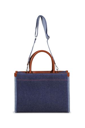 blue leather bag LANVIN KIDS | N30188Z09